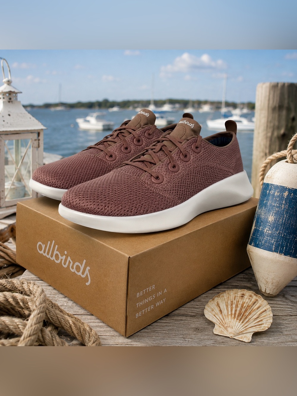 Allbirds SuperLight Tree Runner Stormy Mauve Men’s 13 NIB